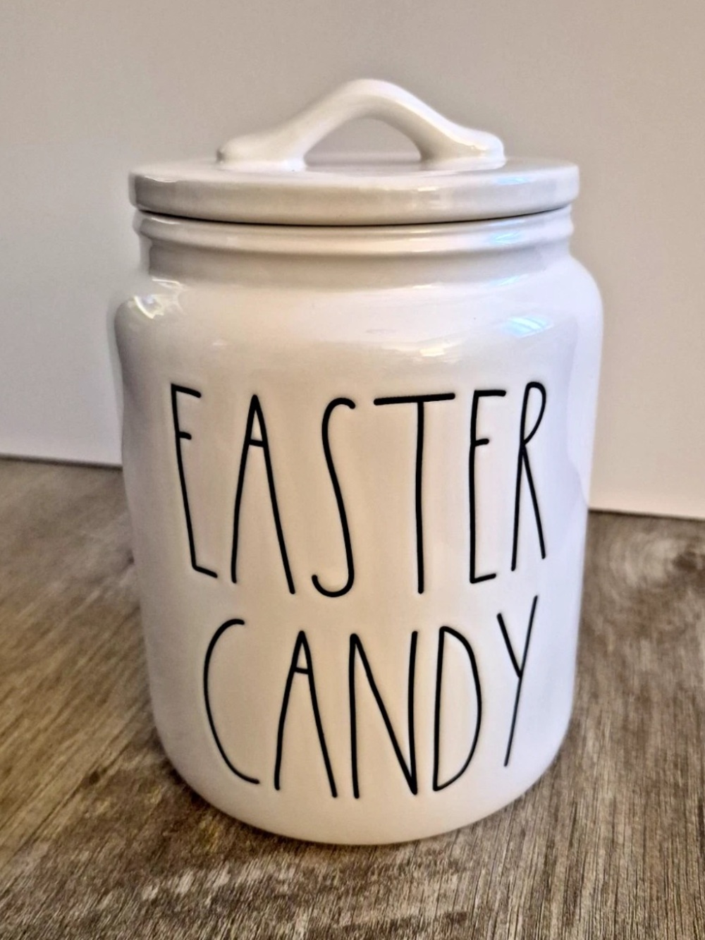 Rae Dunn Easter candy jar